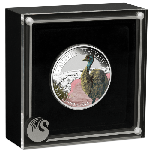 2025 australian emu 1oz coloured silver coin - image 4