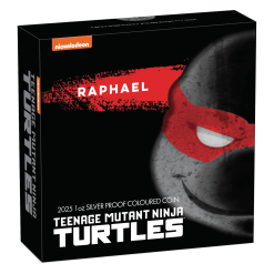 2025 teenage mutant ninja turtles - raphael 1oz silver proof coin