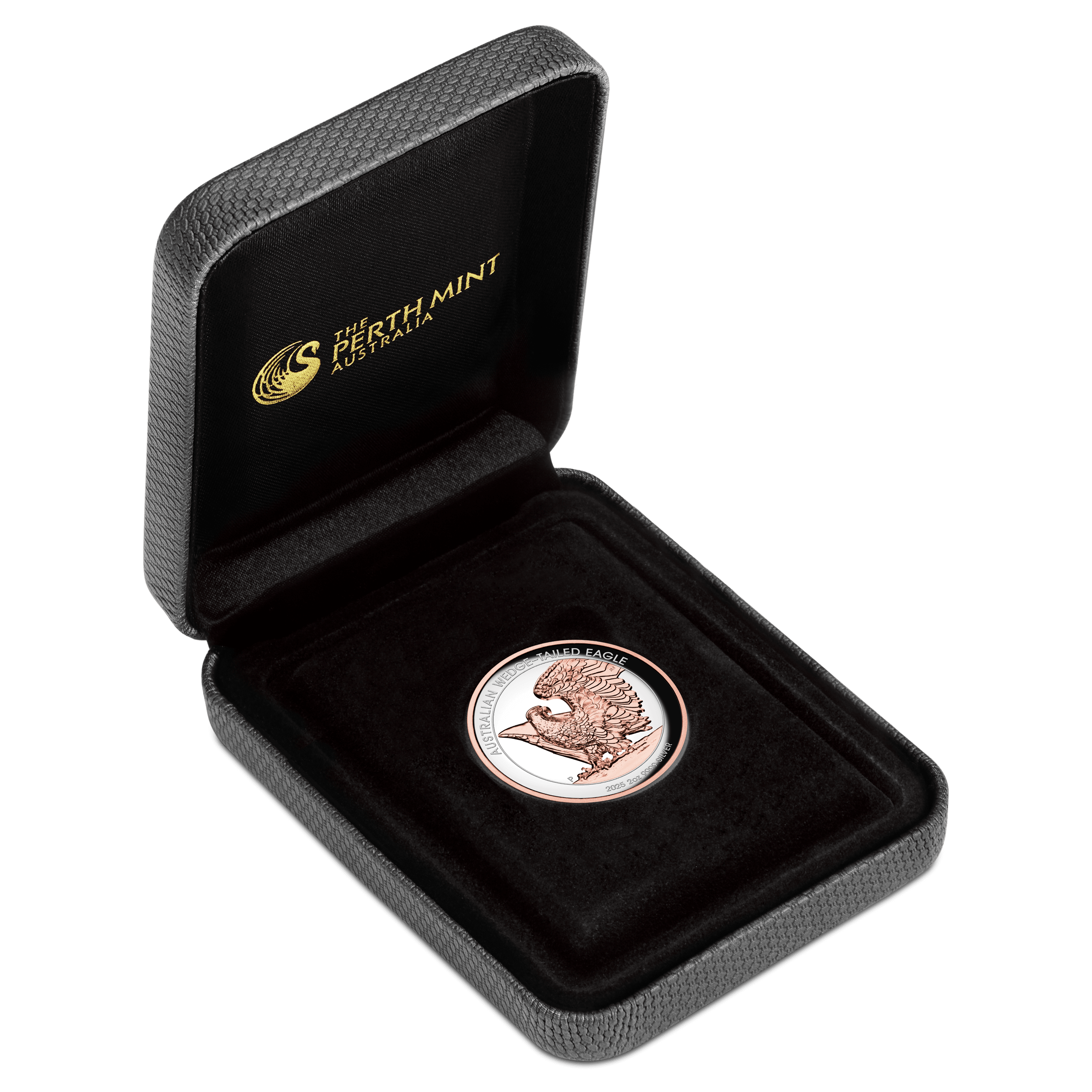 2025 Wedge Tailed Eagle 2oz Rose Gold Gilded Silver Coin