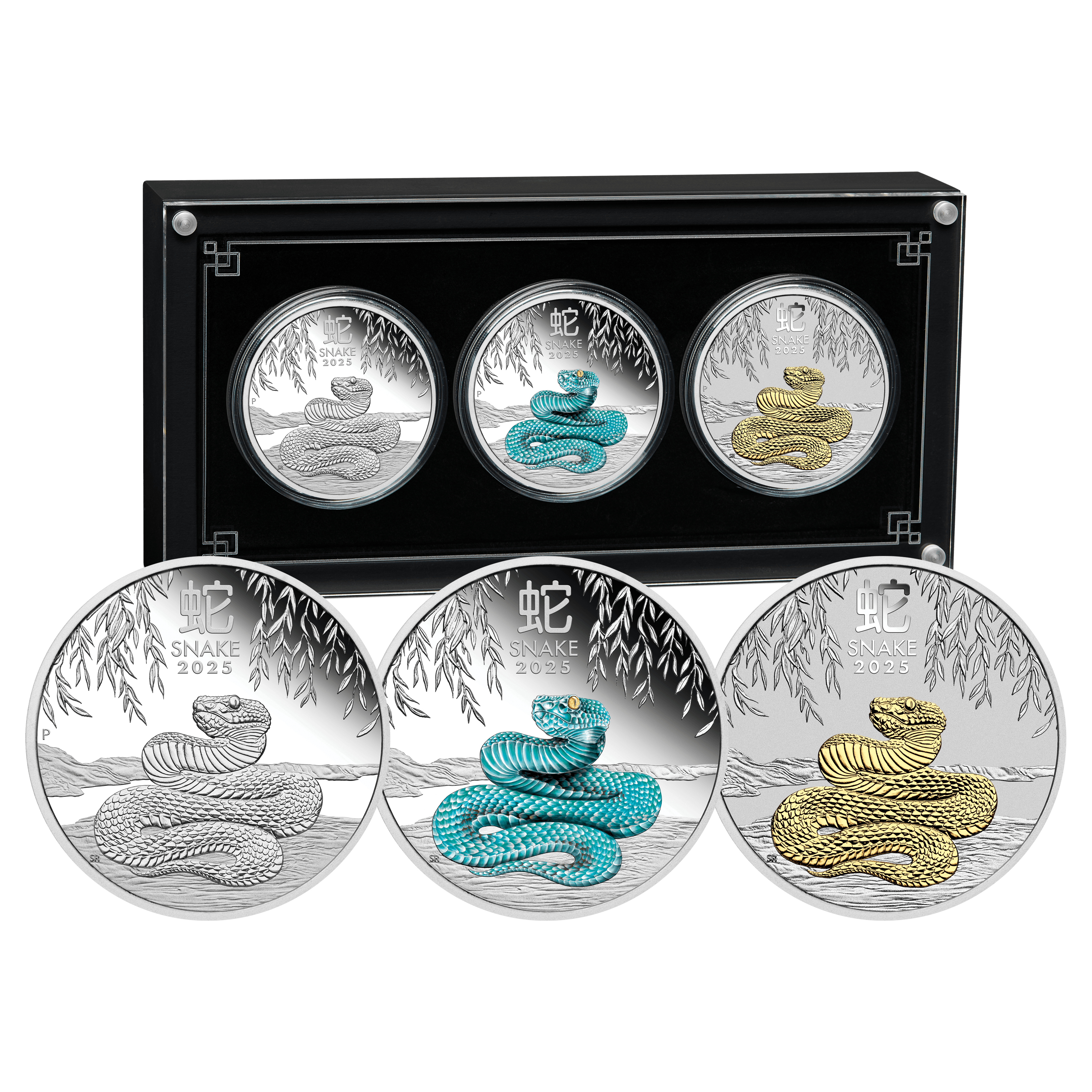 2025 Year of the Snake Trio 1oz Silver Proof