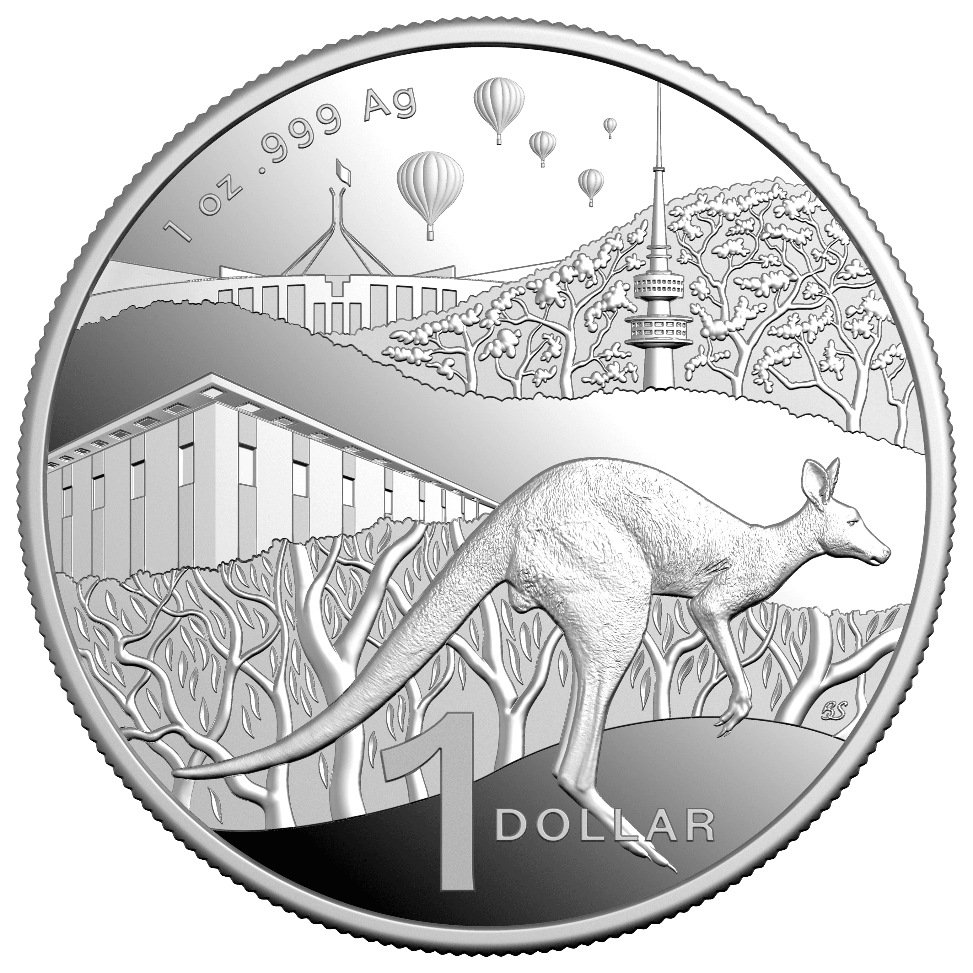 2025 Kangaroo Series - Bush Capital 1oz Silver Proof Coin