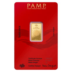 Pamp lunar snake 5g gold bar