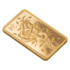 Pamp lunar snake 5g gold bar