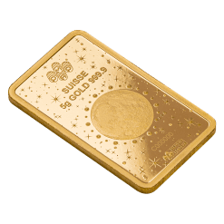 Pamp lunar snake 5g gold bar