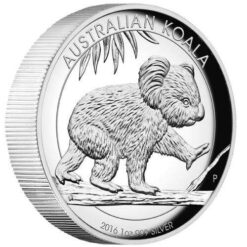 2016 Australian Koala 1oz Silver Proof High Relief Coin - The Perth Mint 999 & 9999