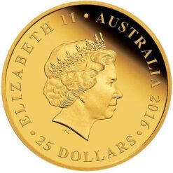 H. M. Queen elizabeth ii 90th birthday 2016 1/4oz gold proof coin - the perth mint 9999