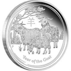 2015 Year of the Goat - 1 oz - Silver Coin – The Perth Mint 999 & 9999