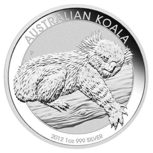 2012 Australian Koala 1oz .999 Silver Coin in Capsule - The Perth Mint