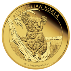 2015 Gold Proof Koala Coin Series – 1/4oz Coin - The Perth Mint 9999