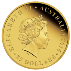 Rsl centenary 2016 1/4oz gold proof coin - the perth mint 9999