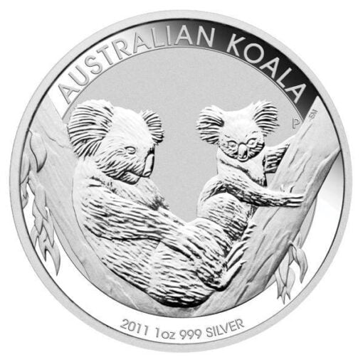 2011 Australian Koala 1oz .999 Silver Coin in Capsule - The Perth Mint BU