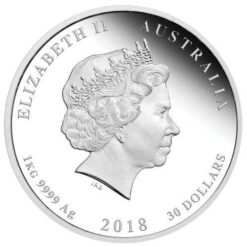 2018 year of the dog - 1 kilo - silver coin – the perth mint 999 & 9999