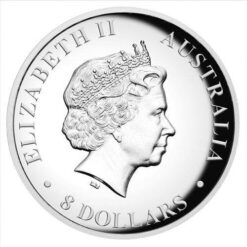 2017 australian kookaburra 5oz silver proof high relief coin - the perth mint 999 & 9999
