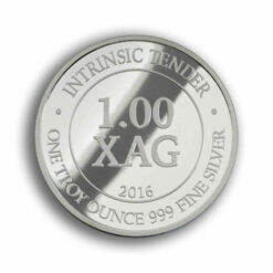 2016 silver bulldog 1oz. 999 fine silver coin - xag intrinsic tender