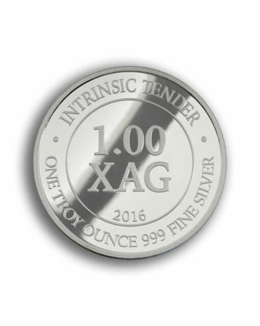 2016 silver bulldog 1oz. 999 fine silver coin - xag intrinsic tender