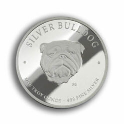 2016 Silver Bulldog 1oz .999 Fine Silver Coin - XAG Intrinsic Tender