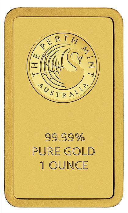 Perth Mint Kangaroo 1oz .9999 Minted Gold Bar