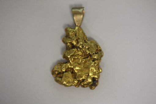 Natural Australian Gold Nugget Pendant - 6.98g