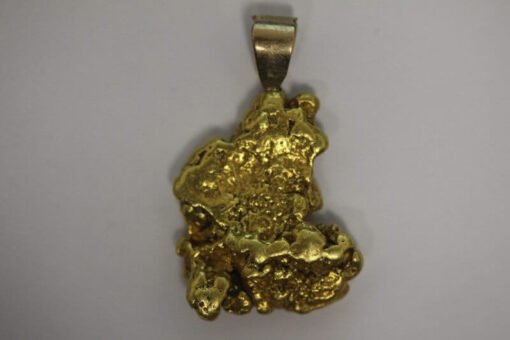 Natural Australian Gold Nugget Pendant - 6.98g