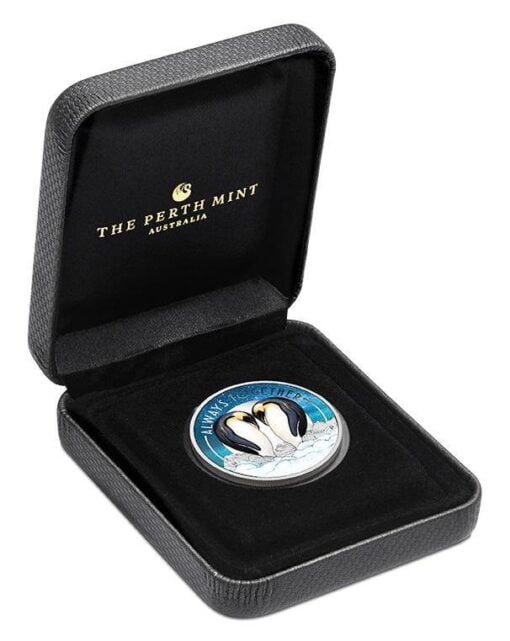 2018 Always Together Penguins 1/2oz .9999 Silver Proof Coin - Perth Mint