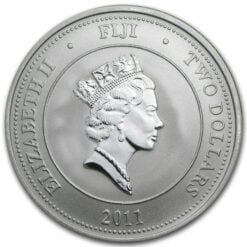 2011 Hawksbill Turtle Fiji Taku 1oz .999 Silver Bullion Coin - New Zealand Mint 3
