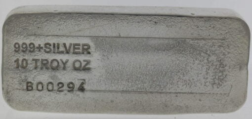 Engelhard 10oz .999 Silver Cast Bullion Bar - Engelhard Australia 2