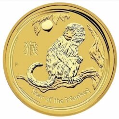 2016 Year of the Monkey 1/10oz .9999 Gold Bullion Coin - Lunar Series II - The Perth Mint 4
