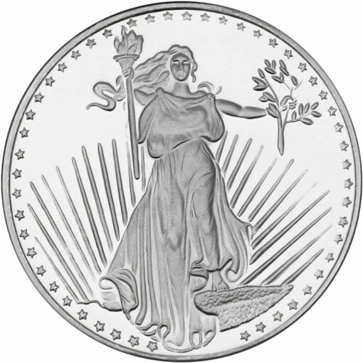 Augustus Saint-Gaudens 1oz .999 Silver Bullion Coin - Silver Towne 1