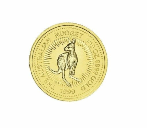 1999 The Australian Nugget Series 1/10oz .9999 Gold Bullion Coin 1