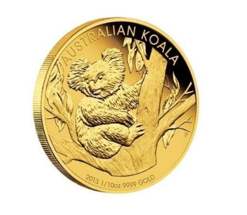2013 Australian Koala 1/10oz .9999 Gold Bullion Coin - The Perth Mint 1
