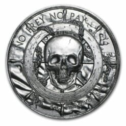 Privateer Series - The Privateer 2oz .999 Ultra High Relief Silver Bullion Coin - Elemetal Mint 5