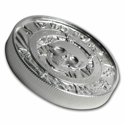 Privateer Series - The Privateer 2oz .999 Ultra High Relief Silver Bullion Coin - Elemetal Mint 2