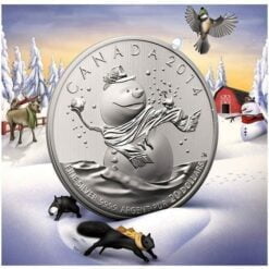 2014 $20 Snowman 1/4oz .9999 Silver Coin - Royal Canadian Mint 6