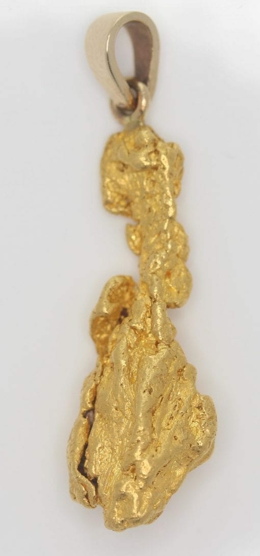 Natural Australian Gold Nugget Pendant - 6.94g 3