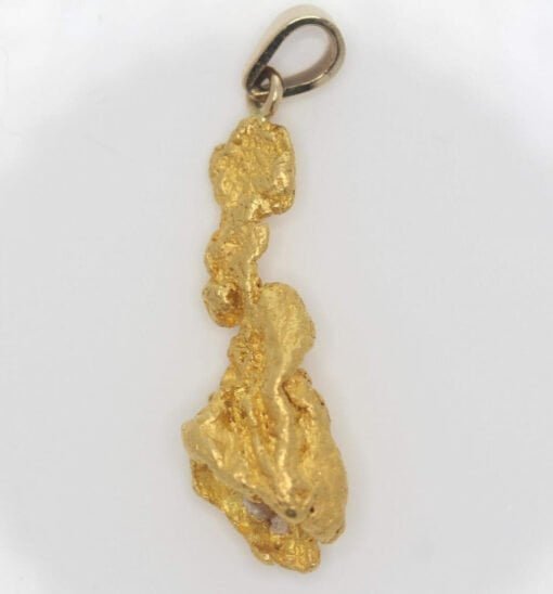 Natural Australian Gold Nugget Pendant - 6.94g 1