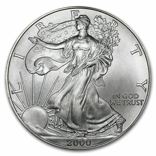2000 American Eagle 1oz .999 Silver Bullion Coin ASE 1