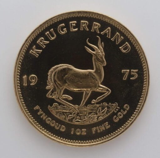 1975 Krugerrand 1oz Fine Gold Coin - South African Mint 1
