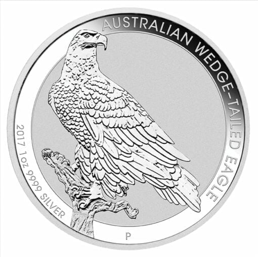 2017 Australian Wedge-Tailed Eagle 1oz .9999 Silver Bullion Coin - Perth Mint BU 1