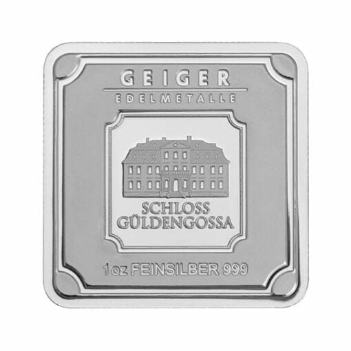 Geiger Edelmetalle 1kg .999 Silver Minted Bullion Bar 1