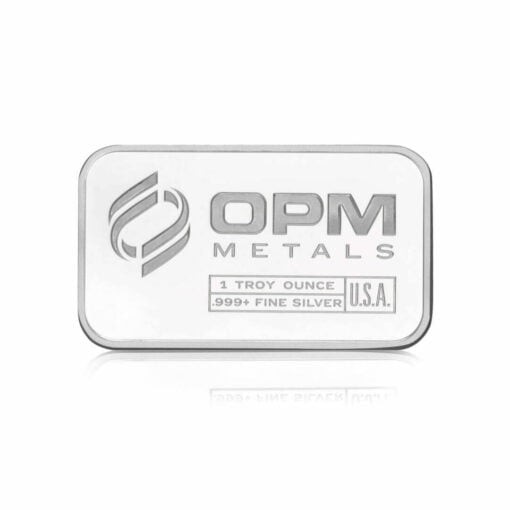 OPM 1oz .9999 Silver Minted Bullion Bar – Ohio Precious Metals 1