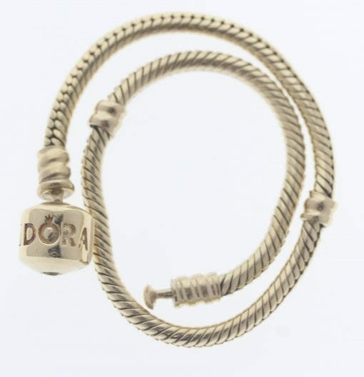 Pandora Moments 14ct Gold Charm Bracelet - 550702 - ALE 585 6