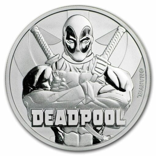 2018 Marvel Series - Deadpool - 1oz .9999 Silver Bullion Coin - The Perth Mint 1