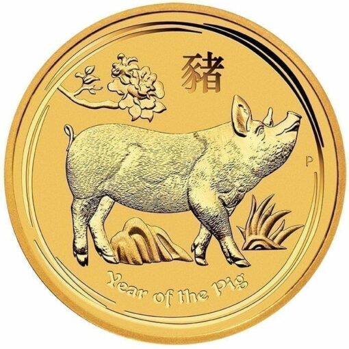 2019 Year of the Pig 1oz Gold Bullion Coin - Lunar Series II 1