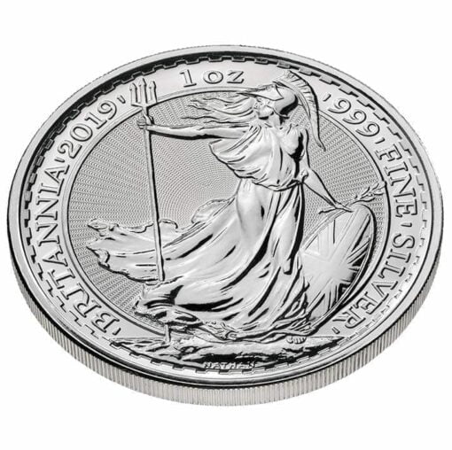 2019 Britannia 1oz .999 Silver Coin 3