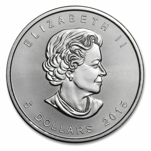 2015 Maple Leaf 1oz .9999 Silver Bullion Coin – Royal Canadian Mint 2