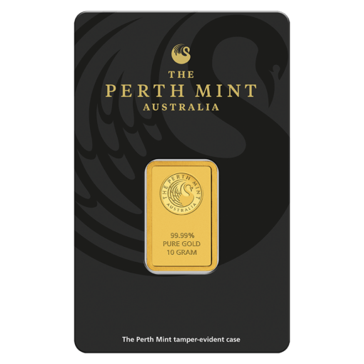 Perth mint kangaroo 10g. 9999 gold minted bullion bar