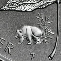 2017 Maple Leaf with Panda Privy 1oz .9999 Silver Bullion Coin - Reverse Proof - Royal Canadian Mint 4