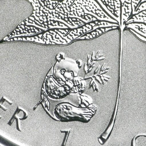2016 Maple Leaf with Panda Privy 1oz .9999 Silver Bullion Coin - Reverse Proof - Royal Canadian Mint 2