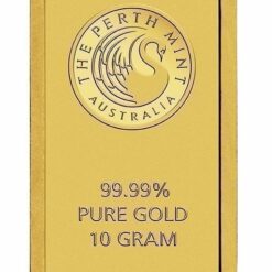 Perth Mint Kangaroo 10g .9999 Gold Minted Bullion Bar 6