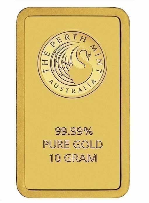 Perth Mint Kangaroo 10g .9999 Gold Minted Bullion Bar 3